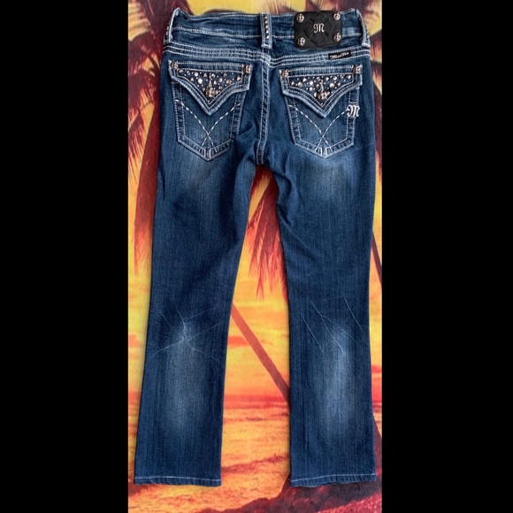 Miss Me Bootcut Denim Jeans Size 26 - Picture 8 of 11